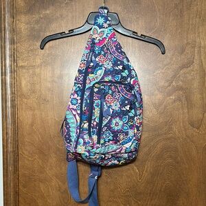 Disney Vera Bradley Blue character Backpack with Floral Design